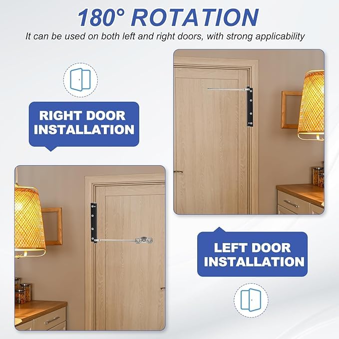 Heavy-Duty Stainless Steel Spring Door Closer