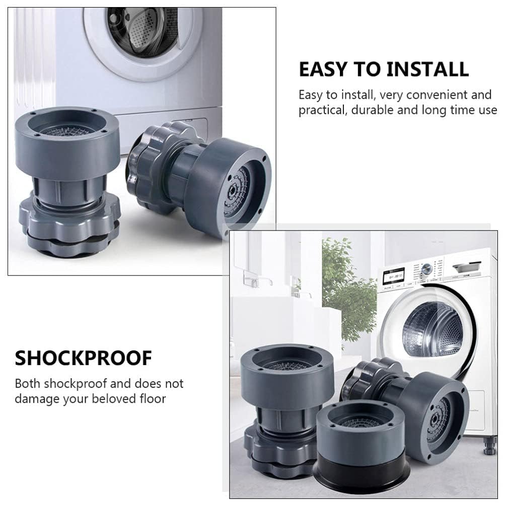Washing Machine Height Adjusing Vibration Pads (4 Pcs Set)