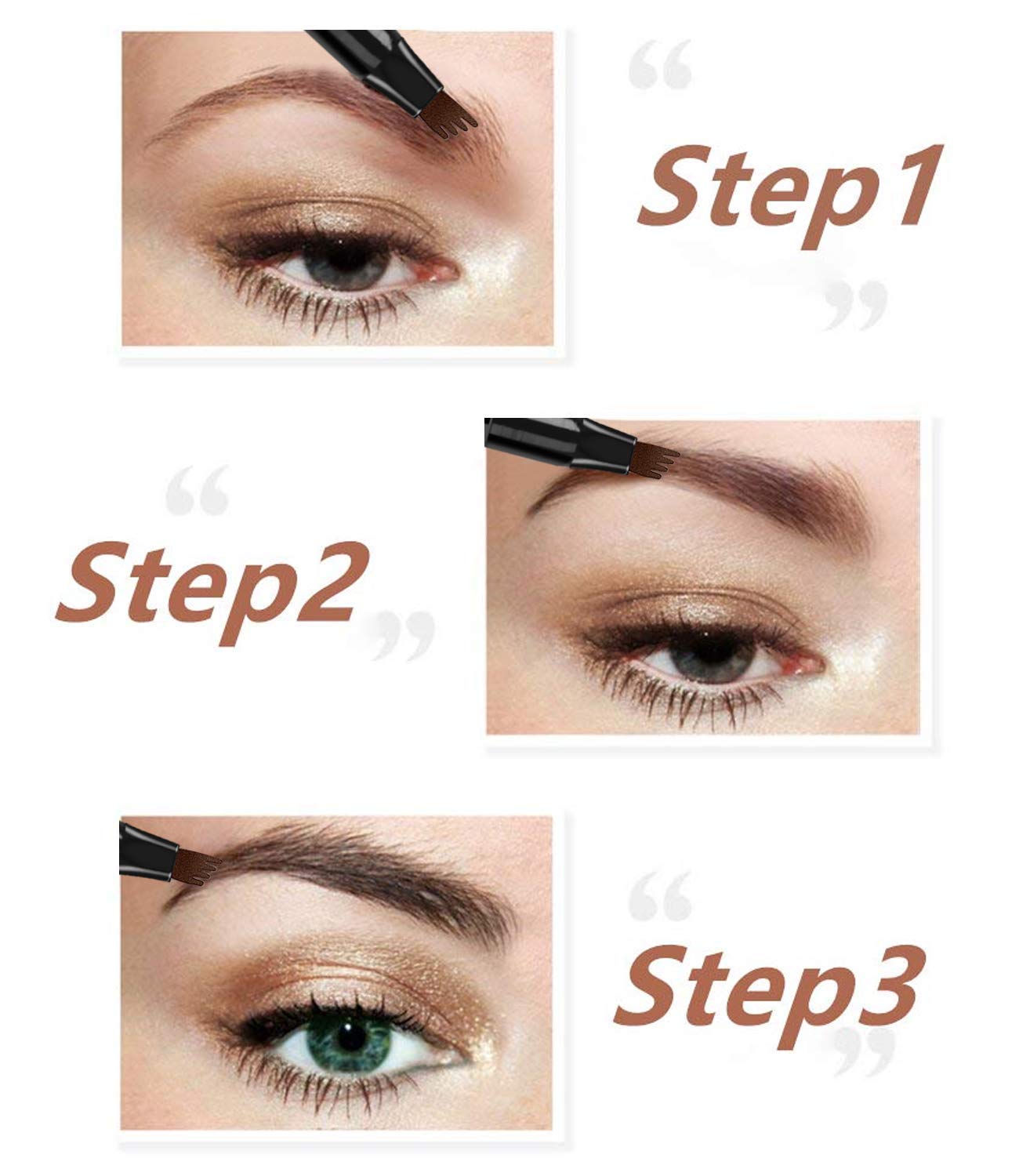 Microblading Eyebrow Pen - Waterproof 4 Points