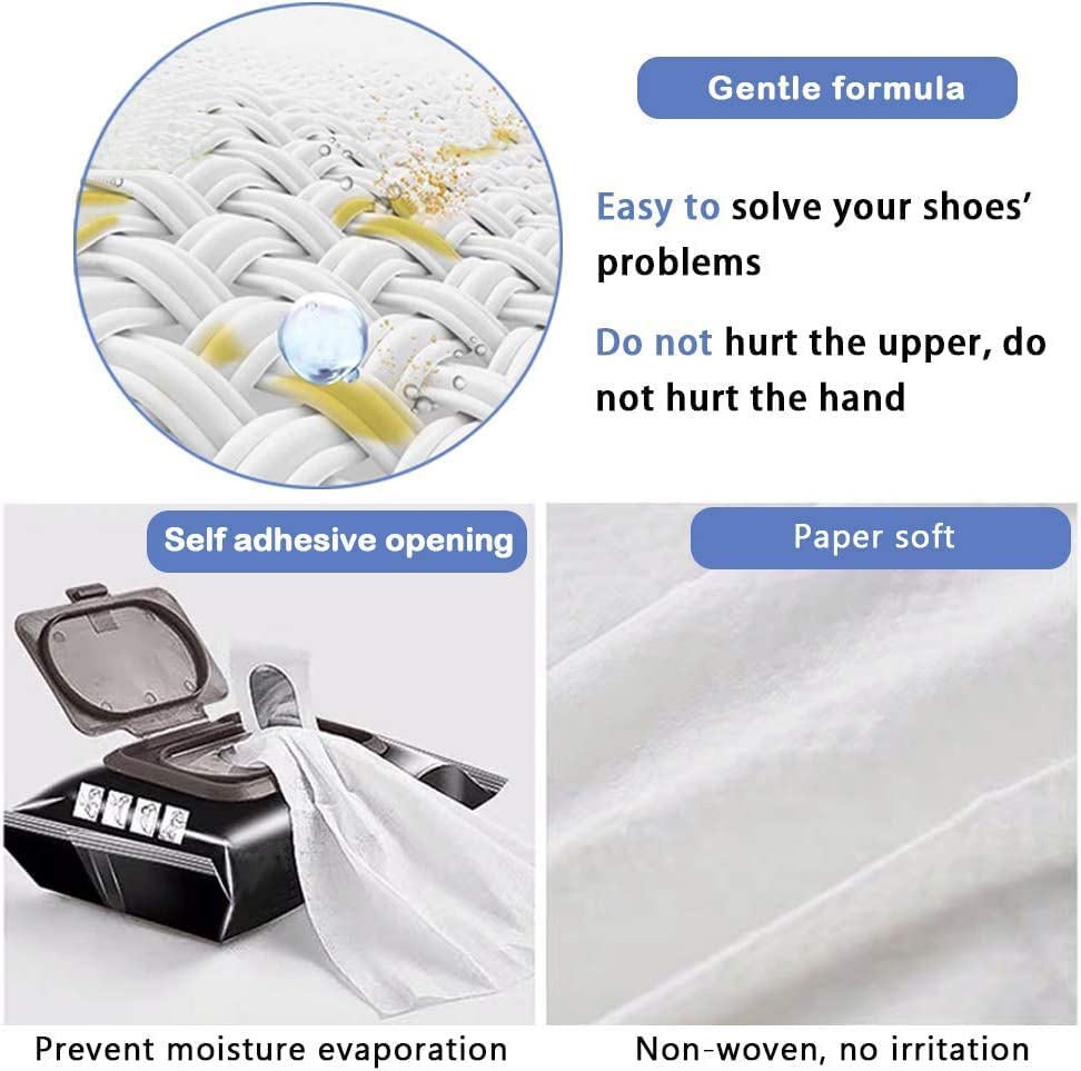 Sneaker Wipes - 80 Wipes Pack