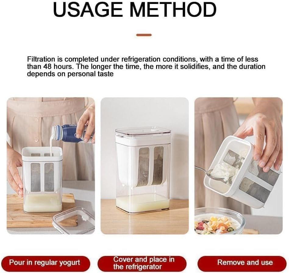 HomeCove™ Hung Curd Maker 1100 ML | Yogurt Strainer for Homemade Greek Yogurt & Paneer