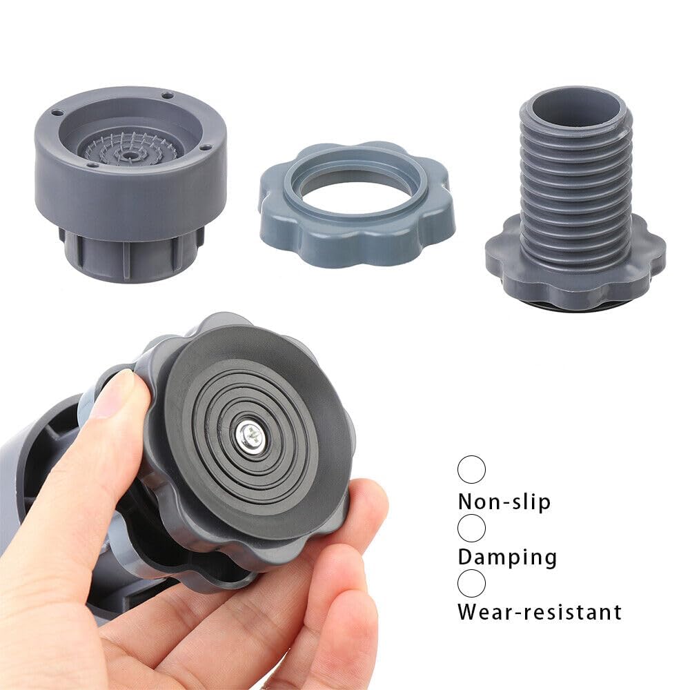 Washing Machine Height Adjusing Vibration Pads (4 Pcs Set)