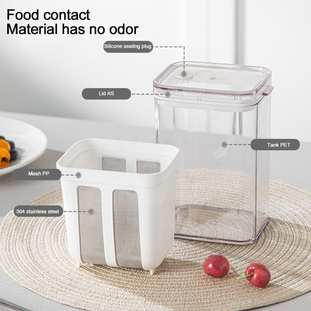 HomeCove™ Hung Curd Maker 1100 ML | Yogurt Strainer for Homemade Greek Yogurt & Paneer