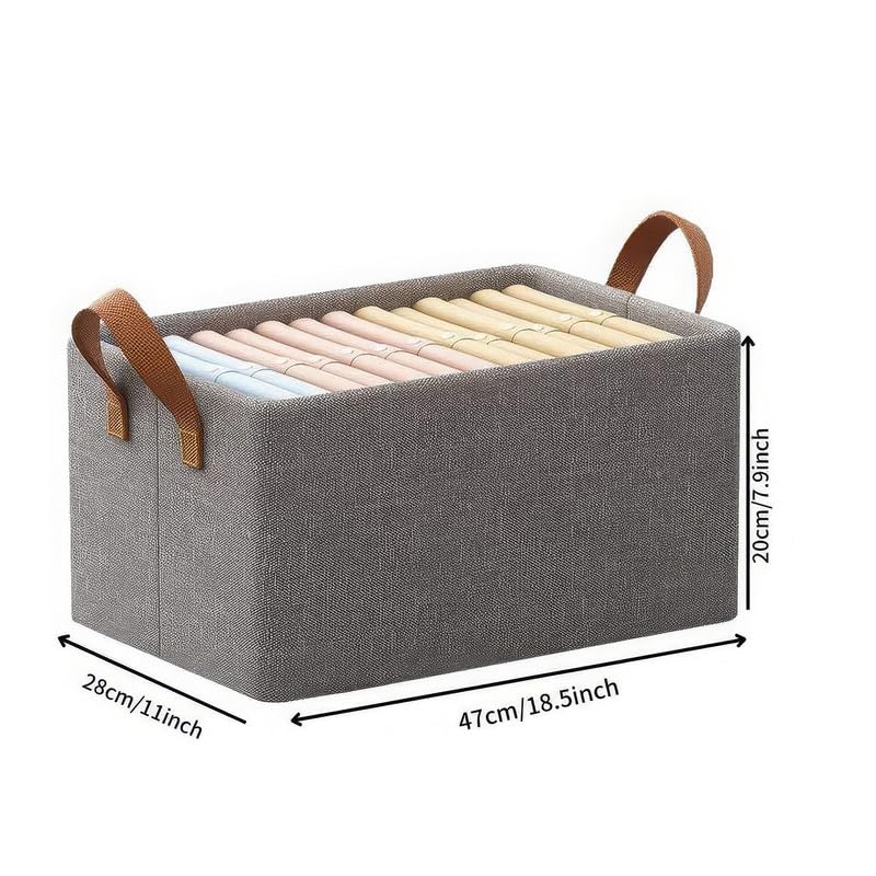 Collapsible Cloth Organizer for Wardrobe – Pack of 4