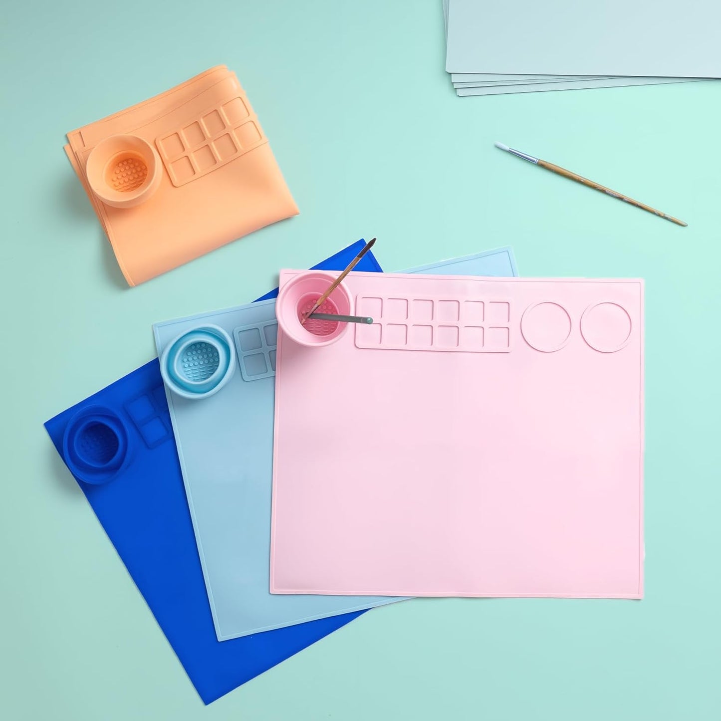 Silicone Craft Mat for Painting Play Doh and Clay for Kids