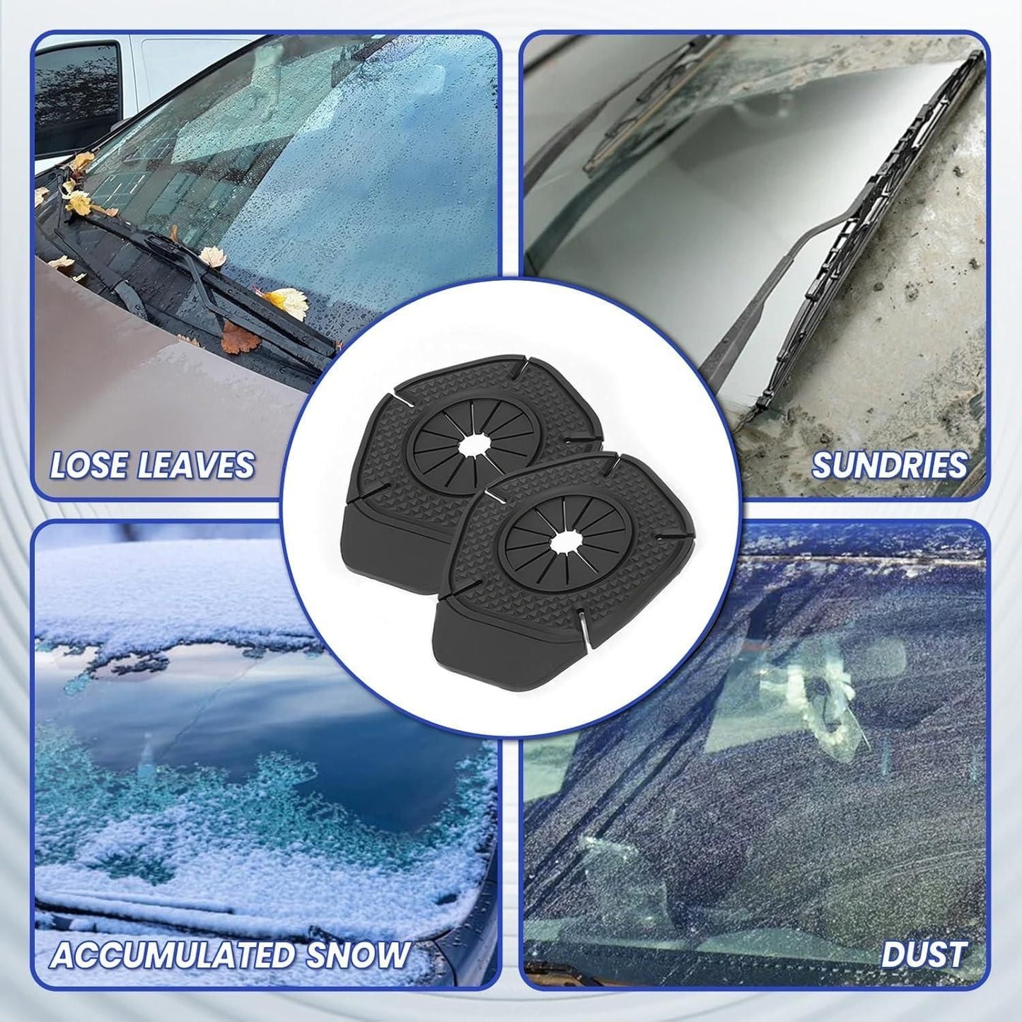 Protector Pad Car Silicon Wiper (Pack of 2)