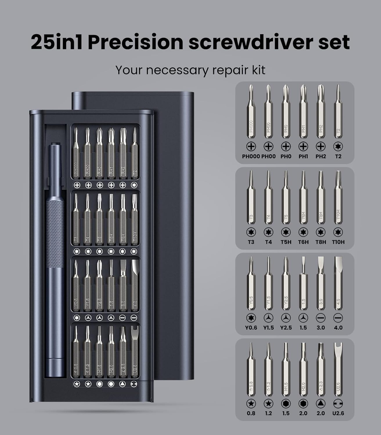 small screwdriver set