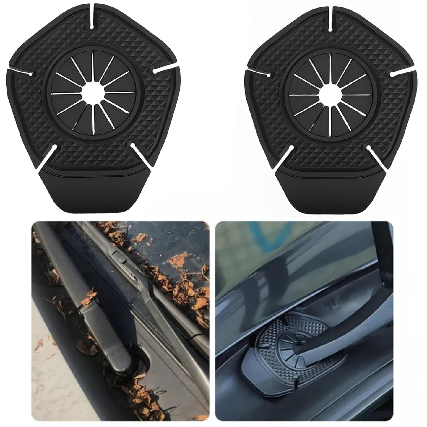 Protector Pad Car Silicon Wiper (Pack of 2)