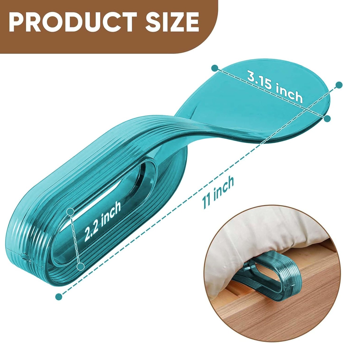 2-in-1 Mattress Lifter & Bedsheet Tucker Tool (Pack of 2)