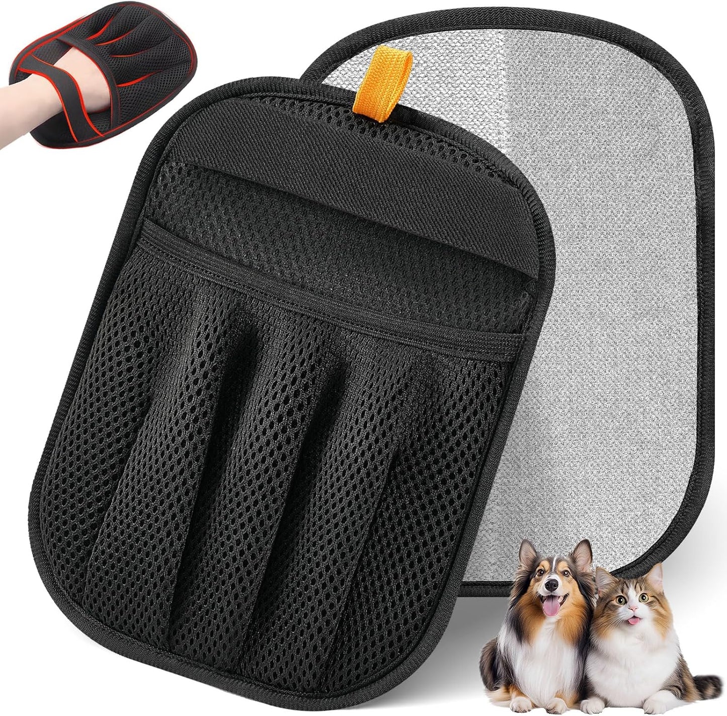 Pet Fur Remover Glove – Reusable Grooming Glove for Cats & Dogs (Pack of 1)