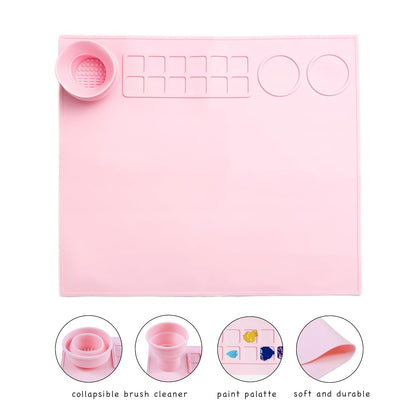 Silicone Craft Mat for Painting Play Doh and Clay for Kids