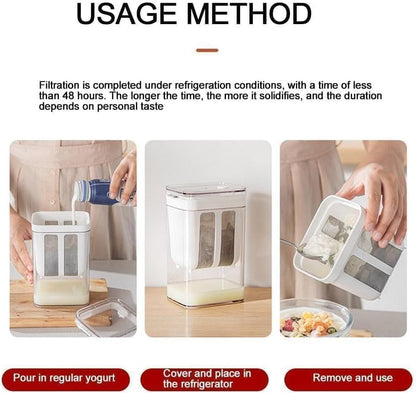 HomeCove™ Hung Curd Maker 1100 ML | Yogurt Strainer for Homemade Greek Yogurt & Paneer