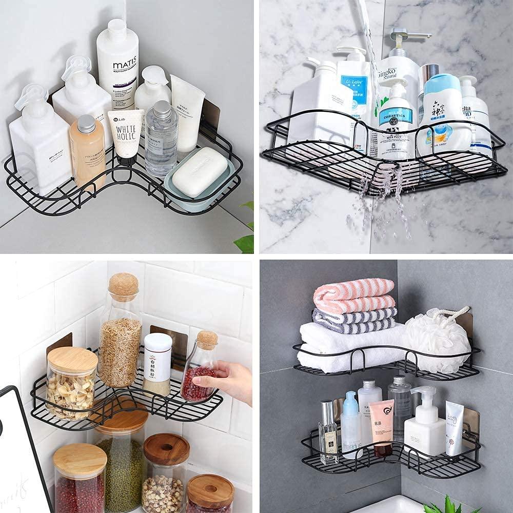 wall mounted bathroom shelves