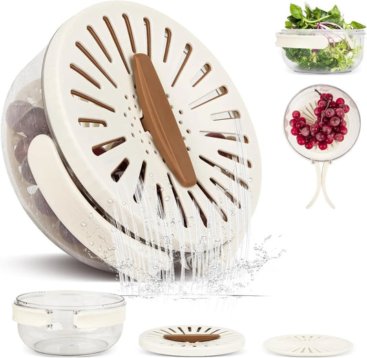 Multifunctional Draining Bowl with foldable handle