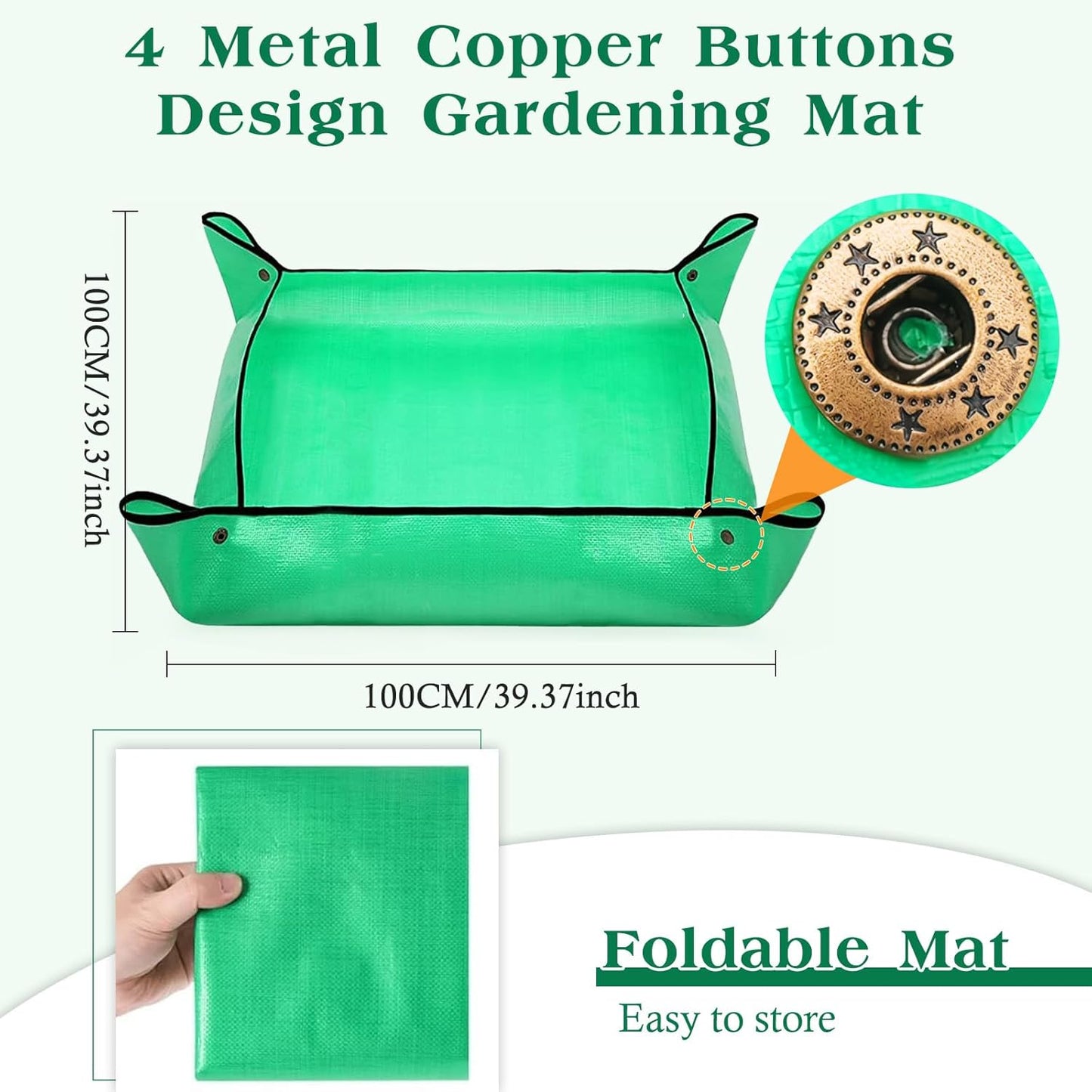 Gardening Mat for Plant Transplanting and Mess Control