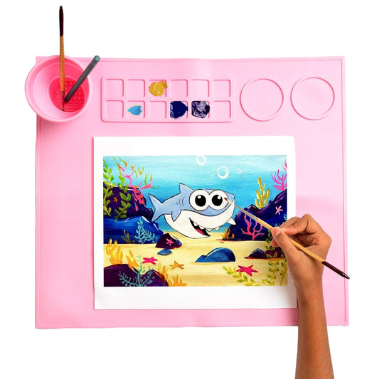 Silicone Craft Mat for Painting Play Doh and Clay for Kids