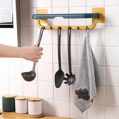 bathroom wall towel rack