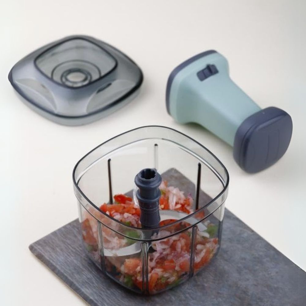 HomeCove 900ml Manual Vegetable Chopper for Kitchen