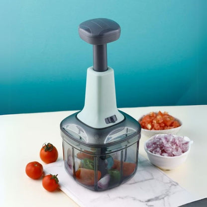 HomeCove 900ml Manual Vegetable Chopper for Kitchen