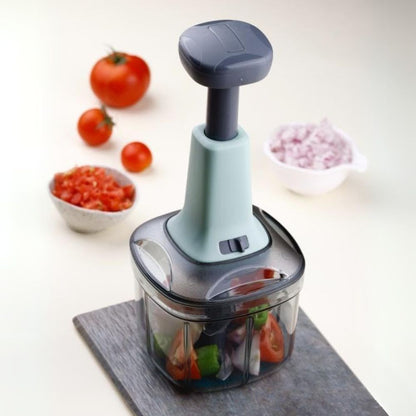 HomeCove 900ml Manual Vegetable Chopper for Kitchen